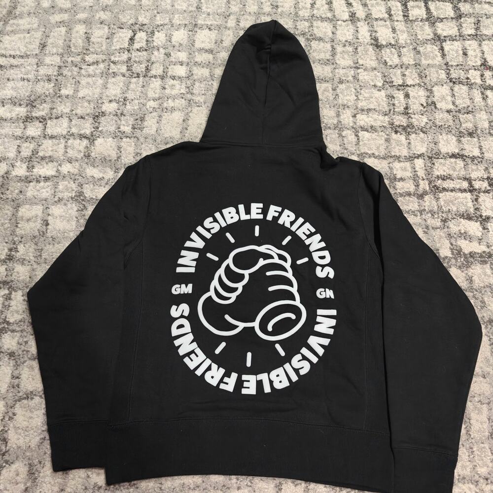 ​Invisible Friends Random Character Collective Hoodie M Black NFT Limited Merch